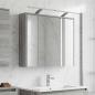 Preview: ARDEBO.de - Badezimmerspiegelschrank Sonoma-Grau 73,5 x 16 x 62,5 cm