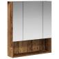 Preview: Badezimmerspiegelschrank Altholz 60 x 14,5 x 70 cm