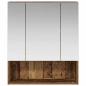 Preview: Badezimmerspiegelschrank Altholz 60 x 14,5 x 70 cm