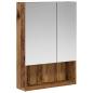 Preview: Badezimmerspiegelschrank Altholz 50 x 14,5 x 70 cm