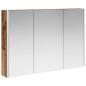 Preview: Badezimmerspiegelschrank Altholz 103,5 x 15,5 x 70 cm