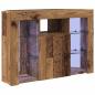 Preview: Eck-LED-TV-Schrank 100x40x68cm Altholz Holzwerkstoff