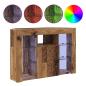 Preview: Eck-LED-TV-Schrank 100x40x68cm Altholz Holzwerkstoff