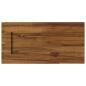 Preview: Rechteckige Tischplatte 80 x 30 x 3,2 cm Rechteckig