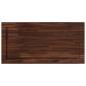 Preview: Rechteckige Tischplatte 130 x 60 x 3,2 cm Rechteckig