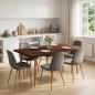 Preview: ARDEBO.de - Rechteckige Tischplatte 130 x 60 x 3,2 cm Rechteckig
