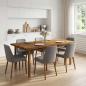 Preview: ARDEBO.de - Rechteckige Tischplatte 140 x 60 x 3,2 cm Rechteckig