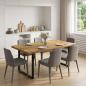 Preview: ARDEBO.de - Rechteckige Tischplatte 140 x 60 x 3,2 cm Rechteckig