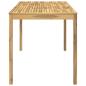Preview: Gartenbar-Tisch Weiß 196 x 100 x 105 cm Massivholz Akazie