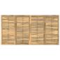 Preview: Gartenbar-Tisch Weiß 196 x 100 x 105 cm Massivholz Akazie