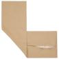 Preview: Wurfkissen 2 stk. HOUTEN Creme 40 x 145 cm Kunstleinen