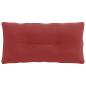 Preview: R Rückenkissen PUTTEN 100 % Polyester Weinrot 70 x 40 x 10 cm