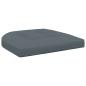Preview: 4-teilige Sitzkissen 4 stk. 100 % Polyester Blau 40 x 40 x 5 cm