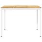 Preview: Gartenbar-Tisch NAARDEN Weiß 147 x 88,5 x 105 cm