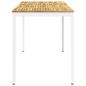Preview: Gartenbar-Tisch NAARDEN Wei? 180 x 88,5 x 105 cm