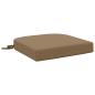 Preview: 1-teiliges Sitzkissen SOEST 100 % Polyester Taupe