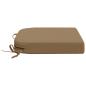 Preview: 1-teiliges Sitzkissen SOEST 100 % Polyester Taupe