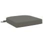 Preview: 1-teiliges Sitzkissen SOEST 100 % Polyester Grau 45 x 45 x 7 cm