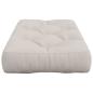 Preview: Pallet Sitzkissen VIANEN 100 % Polyester Weiß 120 x 40 x 12 cm