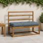 Preview: ARDEBO.de - Pallet Sitzkissen VIANEN 100 % Polyester Blau 120 x 40 x 12 cm