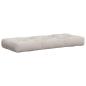 Preview: Pallet Sitzkissen VIANEN 100 % Polyester Weiß 120 x 50 x 12 cm