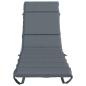 Preview: Sonnenliege Kissen GEMERT 100 % Polyester Blau 200 x 50 x 3 cm