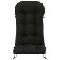 Preview: Adirondack-Stuhl-Auflage PUTTEN 100 % Polyester Schwarz