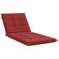 Preview: Sonnenliege Kissen GEMERT 100 % Polyester Weinrot