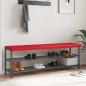 Preview: ARDEBO.de - Bankkissen 4 stk. Kunstleder Rot Tiefe 35 cm