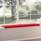 Preview: Bankkissen 4 stk. Kunstleder Rot Tiefe 35 cm