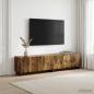Preview: ARDEBO.de - TV-Lowboard 180 x 34,5 x 40 cm Räuchereiche Holzwerkstoff