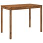 Preview: Gartenbar-Tisch Natur 141 x 80,5 x 105 cm Massivholz Akazie