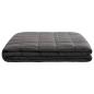 Preview: Gewichtsdecke Anthrazit 135 x 200 cm 10 kg Stoff