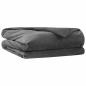 Preview: Gewichtsdecke Anthrazit 150 x 200 cm 11 kg Stoff