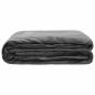 Preview: Gewichtsdecke Anthrazit 200 x 230 cm 9 kg Stoff