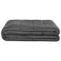 Preview: Gewichtsdecke Anthrazit 122 x 183 cm 9 kg Stoff