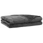 Preview: Gewichtsdecke Anthrazit 235 x 290 cm 11 kg Stoff