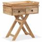 Preview: ARDEBO.de - Beistelltisch Mangoholz Massiv 65 x 40 x 76 cm