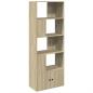 Preview: Bücherregal Sonoma-Eiche 70x36x189 cm Holzwerkstoff