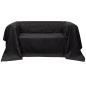 Preview: ARDEBO.de - Micro-Suede Sofaüberwurf Tagesdecke Anthrazit 140 x 210 cm