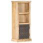 Preview: ARDEBO.de - Highboard mit Tür 45x32x110 cm Mango Massivholz