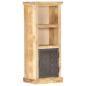 Preview: Highboard mit Tür 45x32x110 cm Mango Massivholz