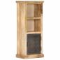 Preview: Highboard mit Tür 45x32x110 cm Mango Massivholz