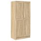 Preview: Kleiderschrank Sonoma-Eiche 82,5x51,5x180 cm Holzwerkstoff