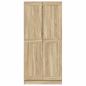 Preview: Kleiderschrank Sonoma-Eiche 82,5x51,5x180 cm Holzwerkstoff