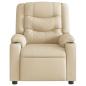 Preview: Massagesessel Creme Stoff