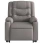 Preview: Relaxsessel mit Aufstehhilfe Taupe Stoff