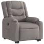 Preview: Relaxsessel mit Aufstehhilfe Taupe Stoff