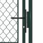 Preview: Gartentor aus Stahl 100 x 125 cm Grün