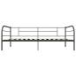 Preview: Tagesbett-Rahmen Grau Metall 90×200 cm